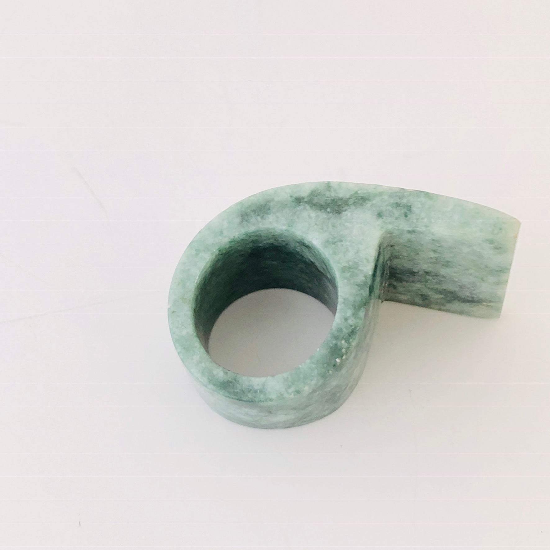 Jade Whale Tail Ring - Studio Maya 