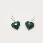 Jade Heart Earring