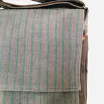 Yabal Striped Messenger Bag