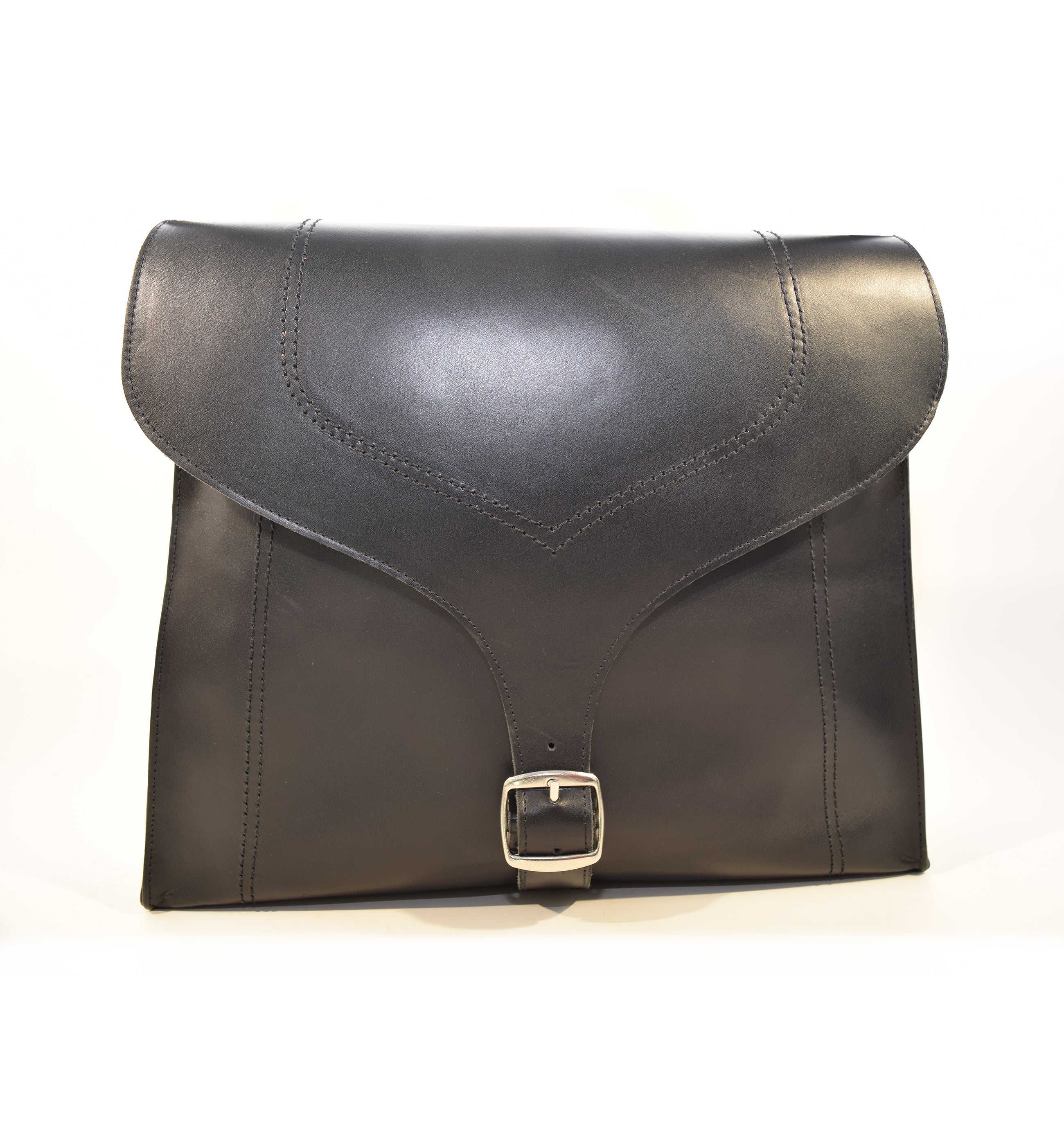 Studio Maya Black Leather Crossbody Bag 