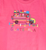 Studio Maya Kids Embroidered T-Shirt Chicken Bus 