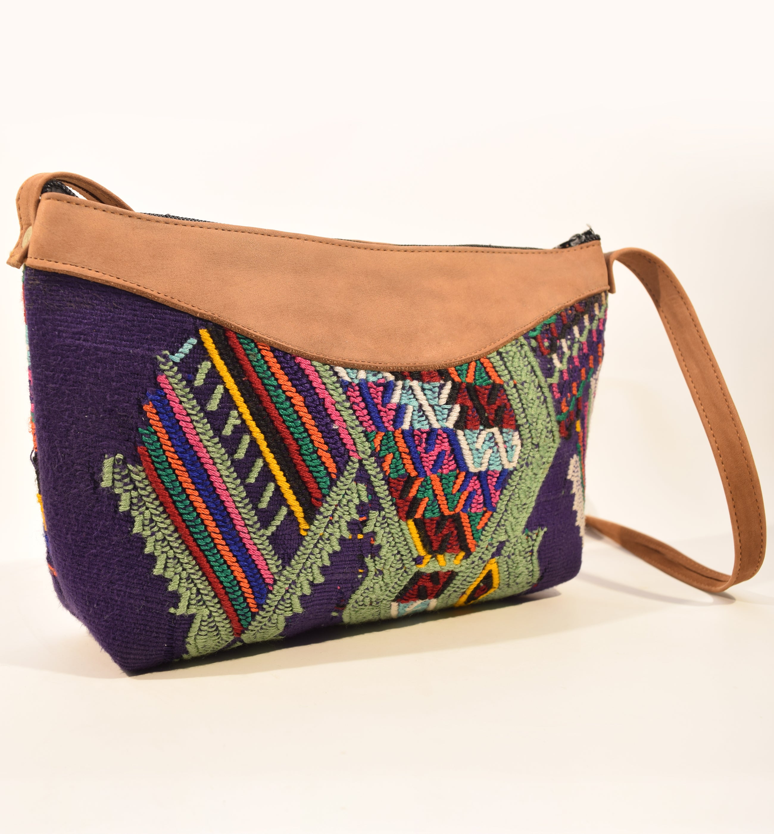 Studio Maya Handwoven Crossbody Bag Purple