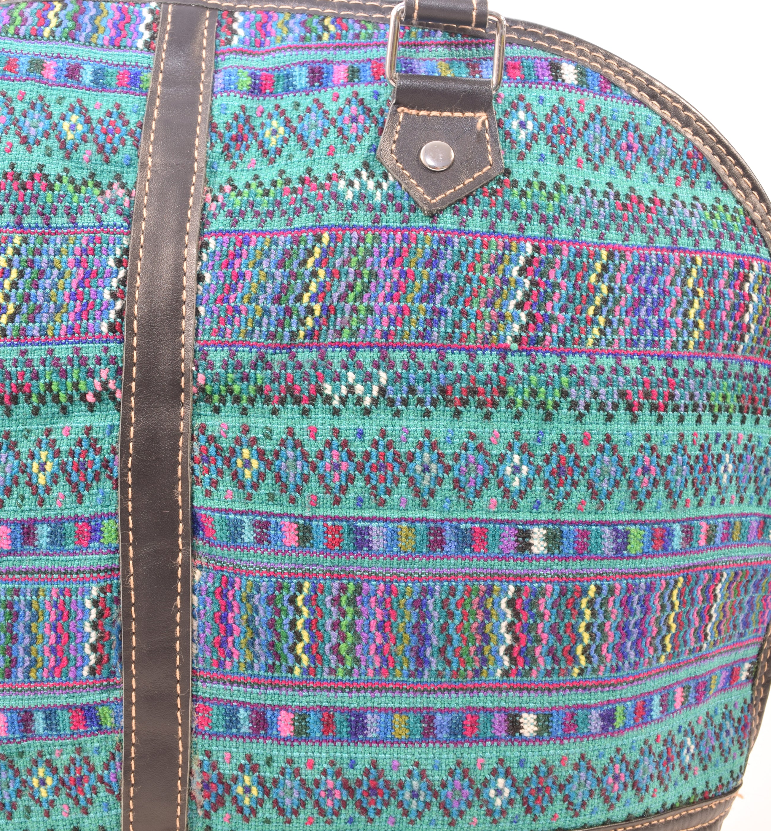 Studio Maya Handwoven Shoulder Bag Teal 